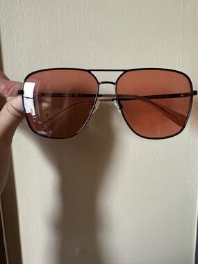 Rebecca Minkoff  women’s Sunglasses - red Lenses with Black Frame